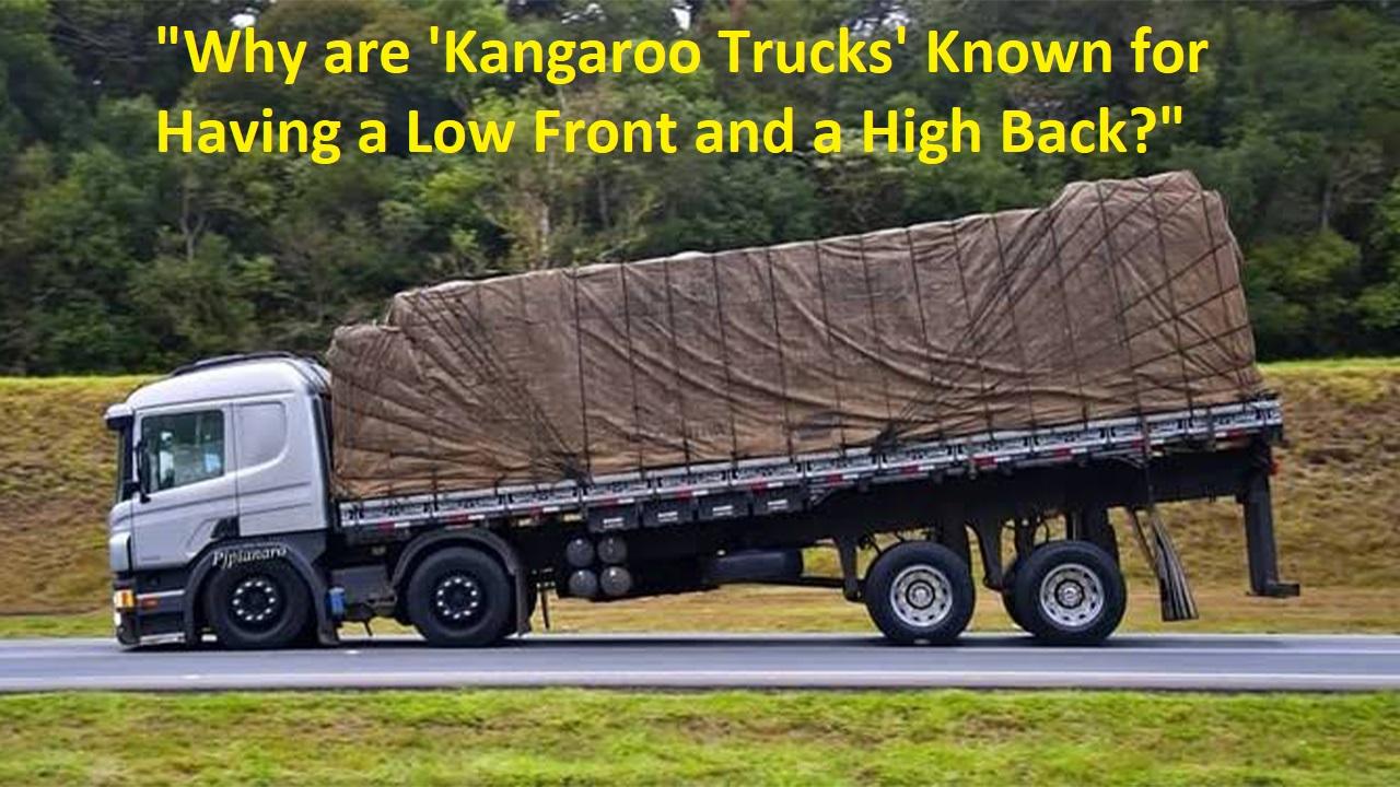 Why are Kangaroo Trucks Known for Having a Low Front and a High Back?