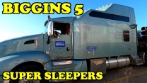 BIGGINS  10 HUGE Sleeper Trucks Spotted At Truck Stops