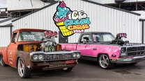 HUGE Burnout Competition at 1320's Ice Cream Cruise