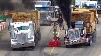 EPIC Loaded Legendary Uphill Semi Drag Racing Moments of