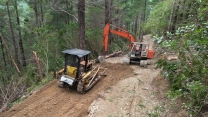 Rescued Digger & Dozer Build a new Road to my Mountain home