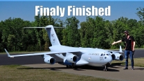 Building a GIANT RC C-17 Globemaster/ Paint and landing gear