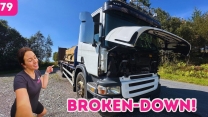 BROKEN DOWN LORRY & Brand New POLARIS!