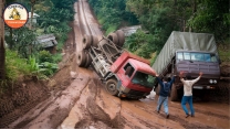 Terrible off-road trucks: and the dramatic rescue mission full of risks