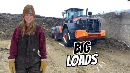 Big Payloader at Work: Moving 1,800 Tons of Haylage Home!