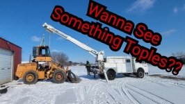 Hey Dad!....The Top Came Off...621 Case Wheel Loader Cab And Transmission Removal