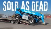 23,000 Gamble! This Genie was sold as INOPERABLE (Will it Run??) GTH 1056 Telehandler