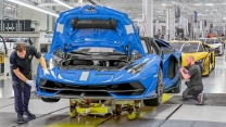 Inside Lamborghini Avantador Production in Italy