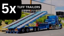 5 TOUGHEST Heavy Haul Trailers from TUFF TRAILERS!
