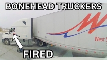 Idiot Truck Drivers in Truck Stops | Bonehead Truckers