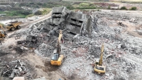 Excavators, Hydraulic Hammers, Material Handlers - Building Demolitions