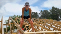 Roof Structure is Completed!! | High Winds and Heavy Rain!