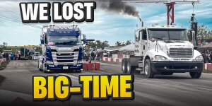 Scania vs. American Powerhouses! Epic Hill Climb Fail (Great Lakes Big Rig Challenge)