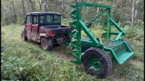 Trimming snowmobile trails fall 