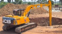Finally JCB 245 LR Excavator New Well Digging work Finished and Risky Loading in Truck 