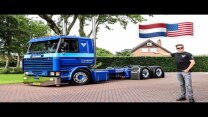 THIS IS THE FIRST SCANIA 143 V8 IN AMERICAN CABOVER STYLE