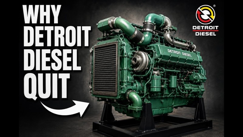 Why Detroit Diesel Abandoned Semi Truck Engines And Lost To Cummins
