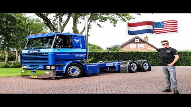 THIS IS THE FIRST SCANIA 143 V8 IN AMERICAN CABOVER STYLE